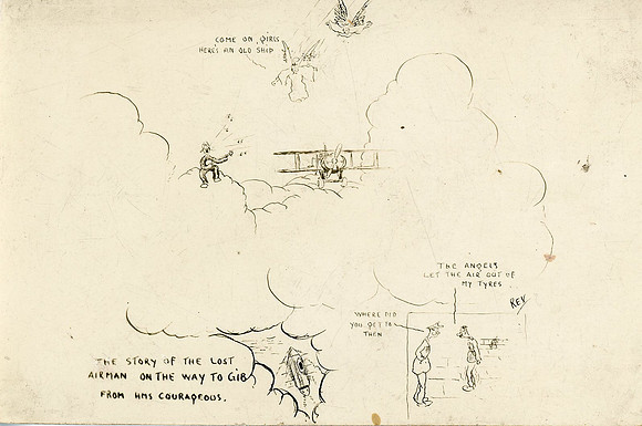 Postcard from HMS Courageous