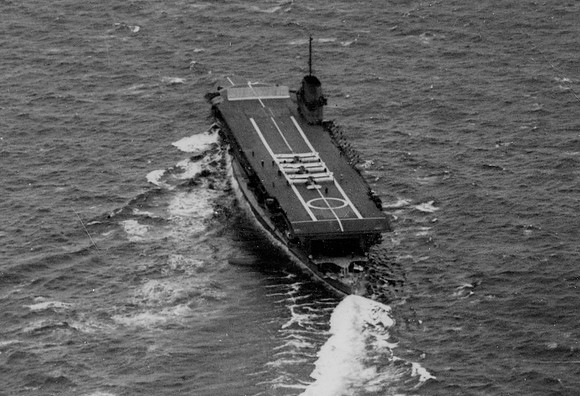 Fairey 111f on HMS Courageous