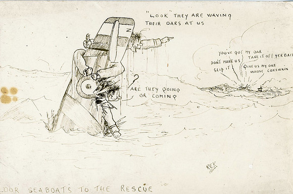 Postcard from HMS Courageous