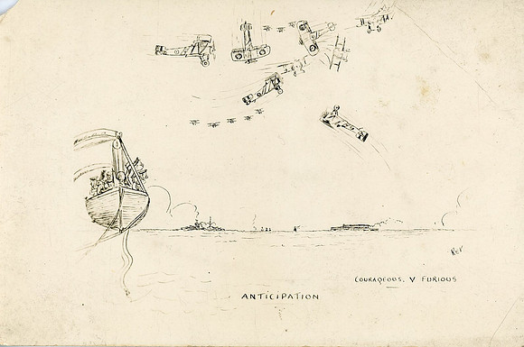 Postcard from HMS Courageous