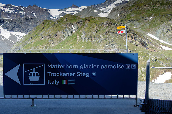 From Zermatt to the top of The Matterhorn Glacier Paradise.