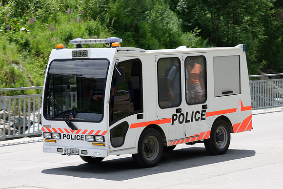 Electric police car