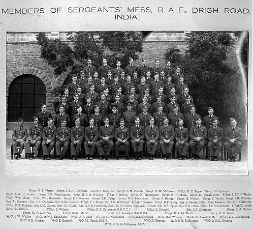 MEMBERS of SERGEANTS MESS