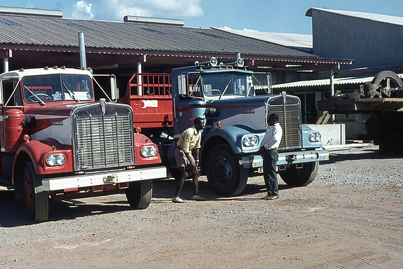 Two Kenworth's in Edmac's yard