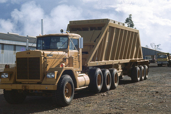 Kenworth with a GM Engine and an Alison automatic gearbox.