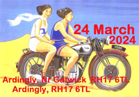 The South of England Classic Motorcycle Show & Bikejumble Ardingly - March 2024