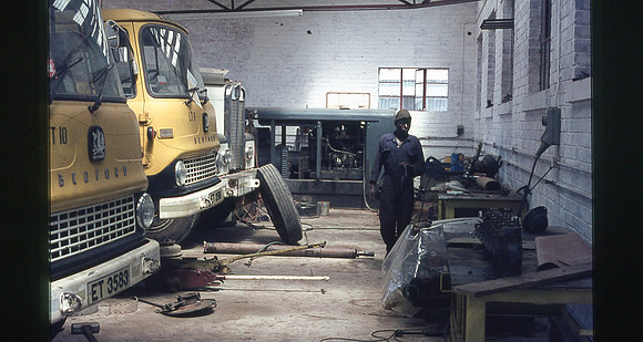 Two TK Bedfords  in Edmacs workshop