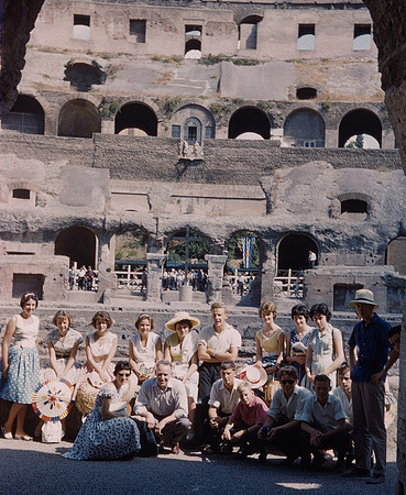 Group in the Colosseum