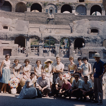 Group in the Colosseum